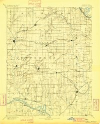 1894 Map of Oskaloosa, 1901 Print