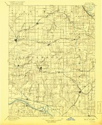 1894 Map of Oskaloosa, 1918 Print