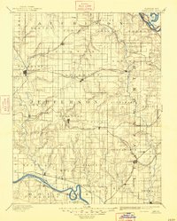 1894 Map of Oskaloosa, 1948 Print