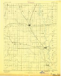 preview thumbnail of historical topo map of Parsons, KS in 1886