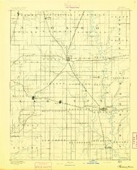 1893 Map of Parsons, KS