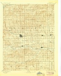 1893 Map of Phillipsburg, 1904 Print