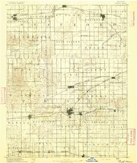 preview thumbnail of historical topo map of Pratt, KS in 1892