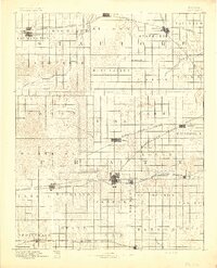 1892 Map of Pratt, KS