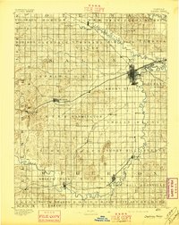 1892 Map of Salina, 1897 Print