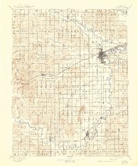 1892 Map of Salina, 1943 Print