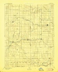 1894 Map of Seneca, 1906 Print