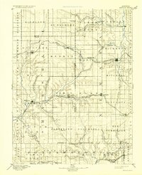 1894 Map of Seneca, 1932 Print