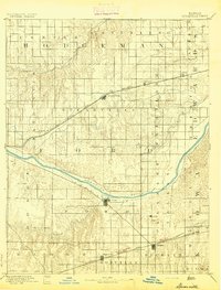1894 Map of Spearville, KS