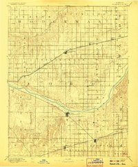 1894 Map of Spearville, KS, 1906 Print