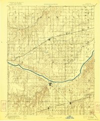 1894 Map of Spearville, KS, 1921 Print