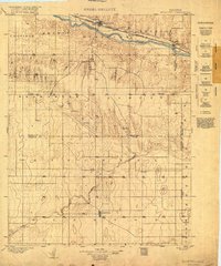 preview thumbnail of historical topo map of Syracuse, KS in 1920