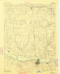 1889 Map of Topeka