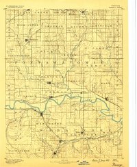 1889 Map of Wamego