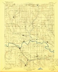 1894 Map of Wamego, 1918 Print
