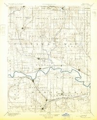 1894 Map of Wamego, 1925 Print