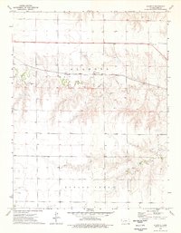 1974 Map of Alamota, 1976 Print