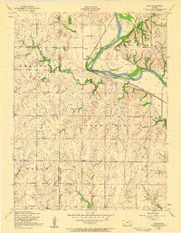 Download a high-resolution, GPS-compatible USGS topo map for Alida, KS (1958 edition)