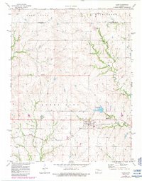 Download a high-resolution, GPS-compatible USGS topo map for Allen, KS (1984 edition)
