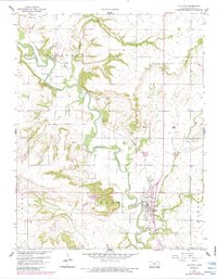 Download a high-resolution, GPS-compatible USGS topo map for Altoona, KS (1984 edition)