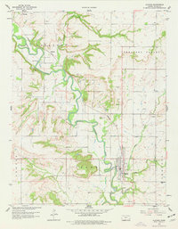 Download a high-resolution, GPS-compatible USGS topo map for Altoona, KS (1977 edition)