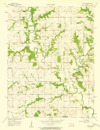 Download a high-resolution, GPS-compatible USGS topo map for Antioch, KS (1958 edition)
