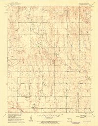 Download a high-resolution, GPS-compatible USGS topo map for Antonino, KS (1962 edition)
