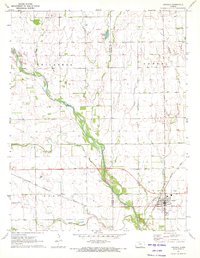 Download a high-resolution, GPS-compatible USGS topo map for Argonia, KS (1972 edition)