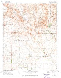 Download a high-resolution, GPS-compatible USGS topo map for Ashland NW, KS (1974 edition)