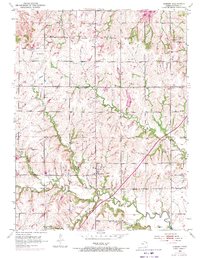 Download a high-resolution, GPS-compatible USGS topo map for Auburn, KS (1971 edition)