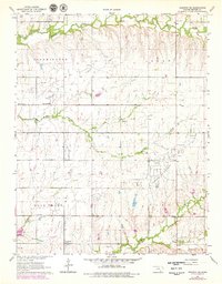 preview thumbnail of historical topo map of Butler County, KS in 1964