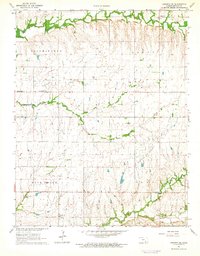 Download a high-resolution, GPS-compatible USGS topo map for Augusta SE, KS (1964 edition)