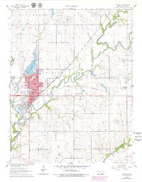 Download a high-resolution, GPS-compatible USGS topo map for Augusta, KS (1979 edition)