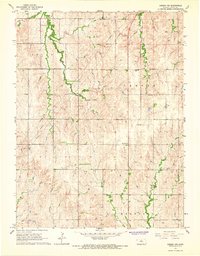 Download a high-resolution, GPS-compatible USGS topo map for Aurora NW, KS (1966 edition)