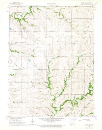 Download a high-resolution, GPS-compatible USGS topo map for Axtell NW, KS (1967 edition)