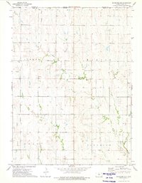Download a high-resolution, GPS-compatible USGS topo map for Bachelors Run, KS (1975 edition)