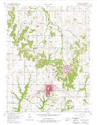 Download a high-resolution, GPS-compatible USGS topo map for Baldwin City, KS (1978 edition)