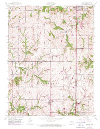 Download a high-resolution, GPS-compatible USGS topo map for Basehor, KS (1971 edition)