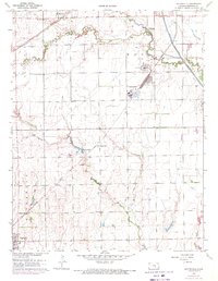 Download a high-resolution, GPS-compatible USGS topo map for Bayneville, KS (1971 edition)