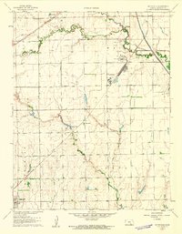 Download a high-resolution, GPS-compatible USGS topo map for Bayneville, KS (1961 edition)