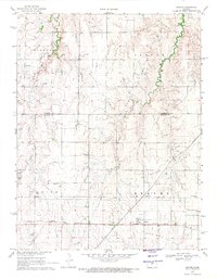 Download a high-resolution, GPS-compatible USGS topo map for Beaver, KS (1971 edition)