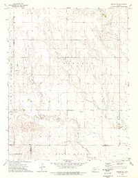 preview thumbnail of historical topo map of Ness County, KS in 1974