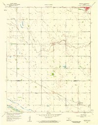 Download a high-resolution, GPS-compatible USGS topo map for Bentley, KS (1959 edition)