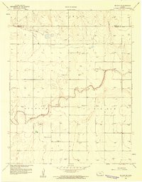 Download a high-resolution, GPS-compatible USGS topo map for Big Bow NW, KS (1960 edition)