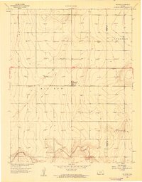 Download a high-resolution, GPS-compatible USGS topo map for Big Bow, KS (1960 edition)
