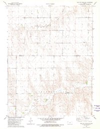 Download a high-resolution, GPS-compatible USGS topo map for Bird City South SE, KS (1981 edition)