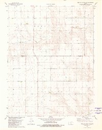 Download a high-resolution, GPS-compatible USGS topo map for Bird City South SW, KS (1981 edition)