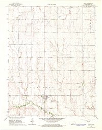 Download a high-resolution, GPS-compatible USGS topo map for Bison, KS (1967 edition)