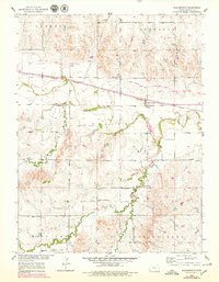 Download a high-resolution, GPS-compatible USGS topo map for Bloomington, KS (1979 edition)