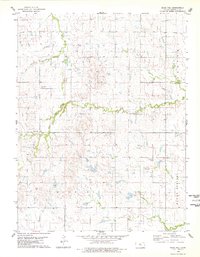 Download a high-resolution, GPS-compatible USGS topo map for Blue Hill, KS (1979 edition)